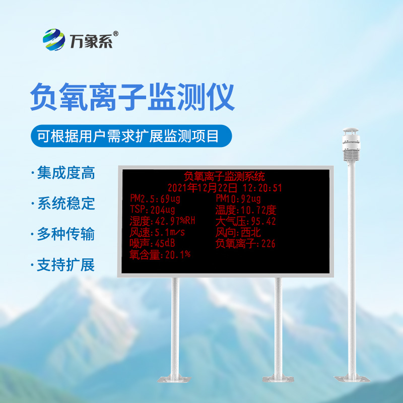 空氣負(fù)氧離子監(jiān)測站