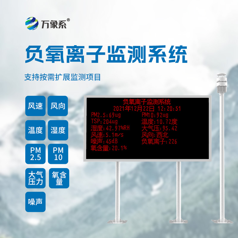 多參數(shù)監(jiān)測(cè)，全方位守護(hù)：大氣負(fù)氧離子自動(dòng)監(jiān)測(cè)系統(tǒng)